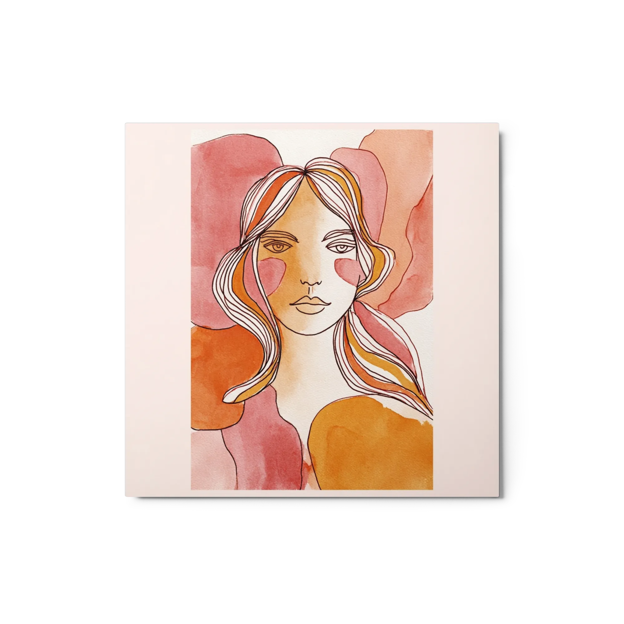 Warm Shades Woman Portrait