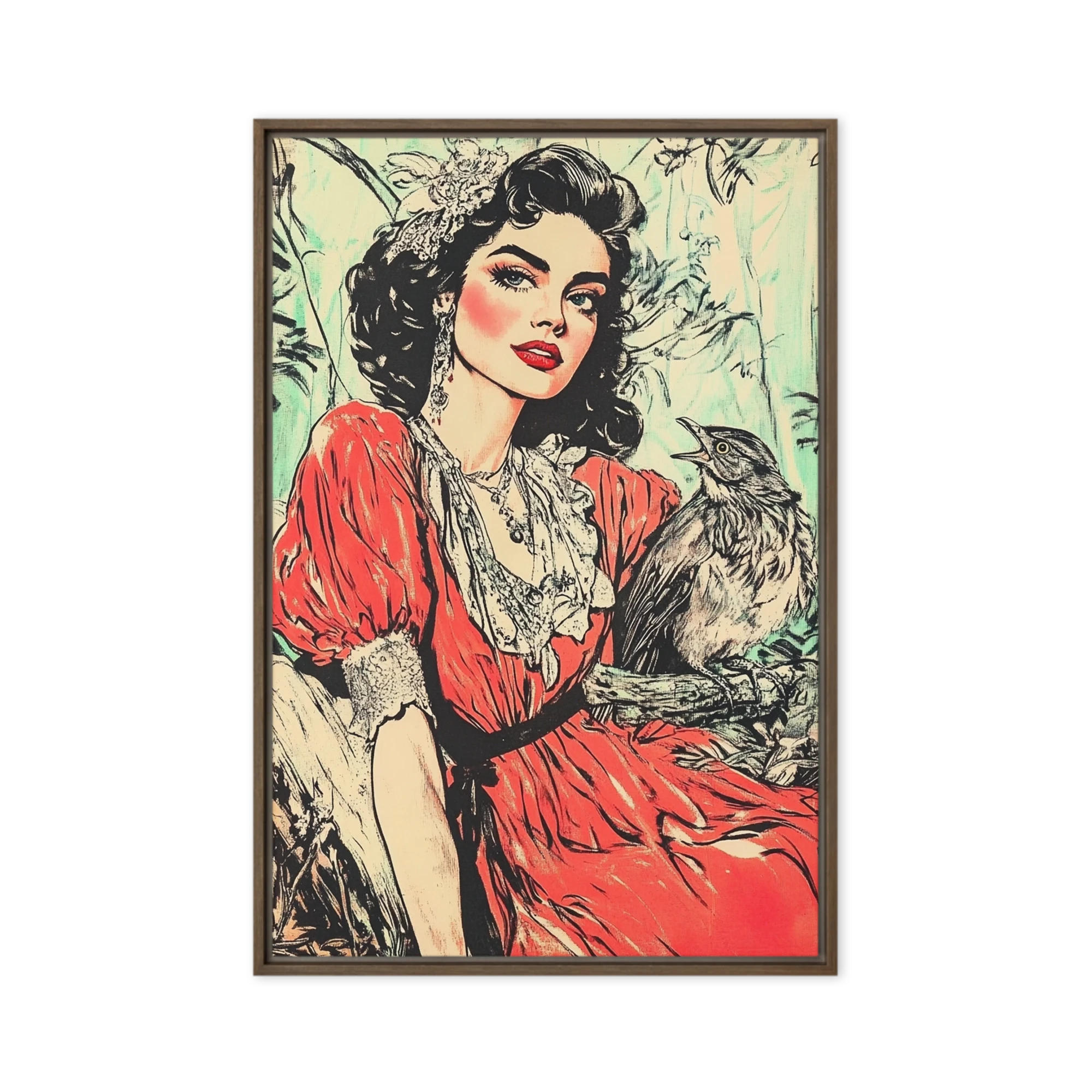 Pin-up Enchantress | Art Print