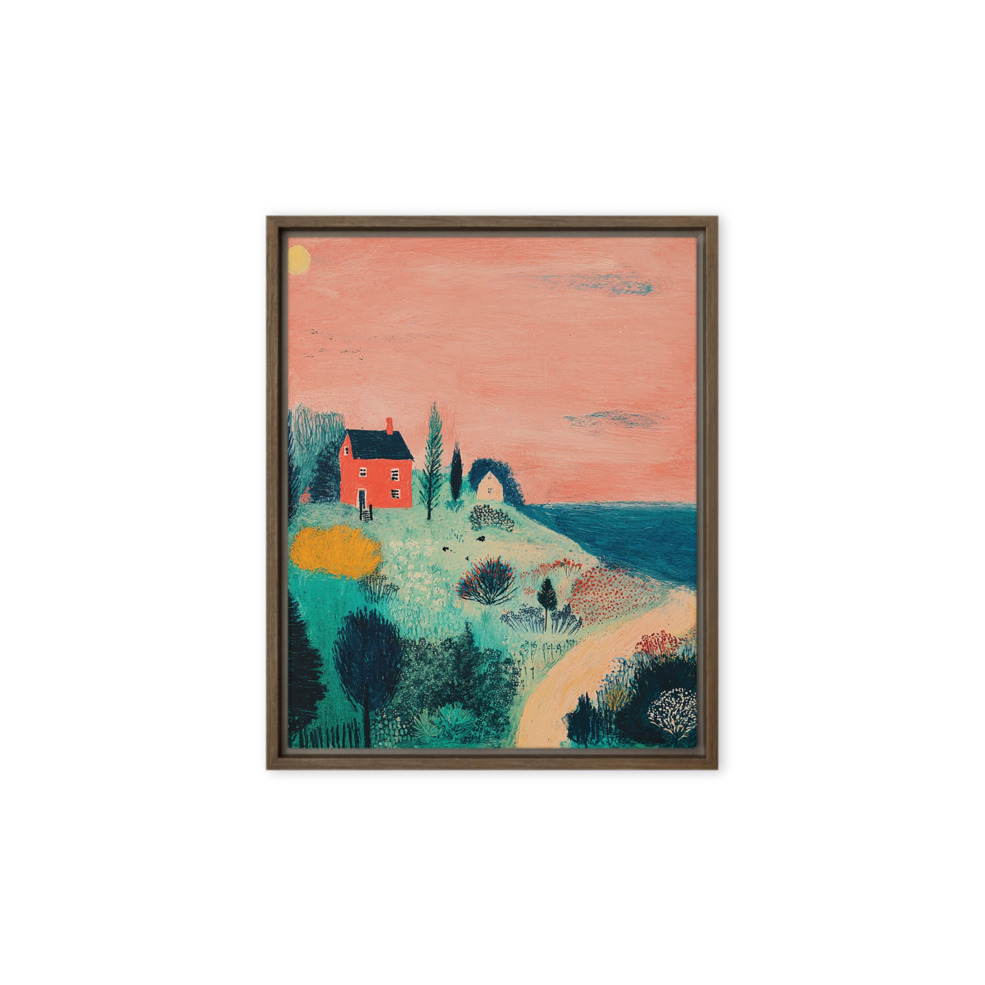 The Red House by the Sea