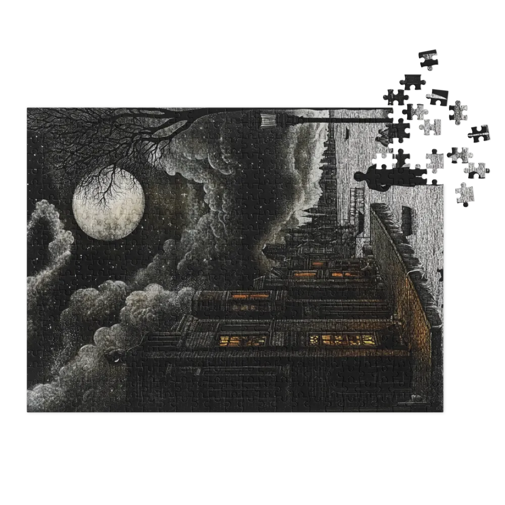 Nocturno à beira-água 
 Puzzle em caixa de metal