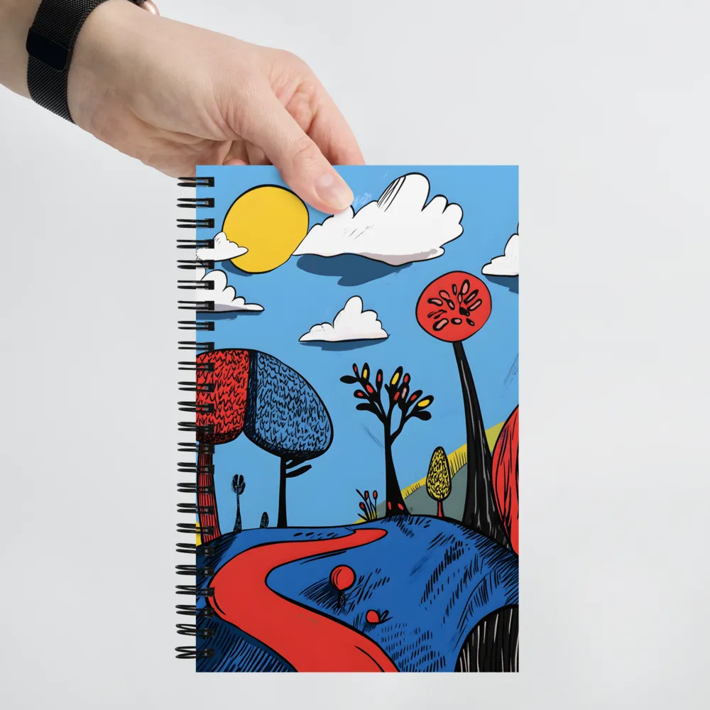 The Winding Dreamscape 
 Spiral Notebook | 140 pages