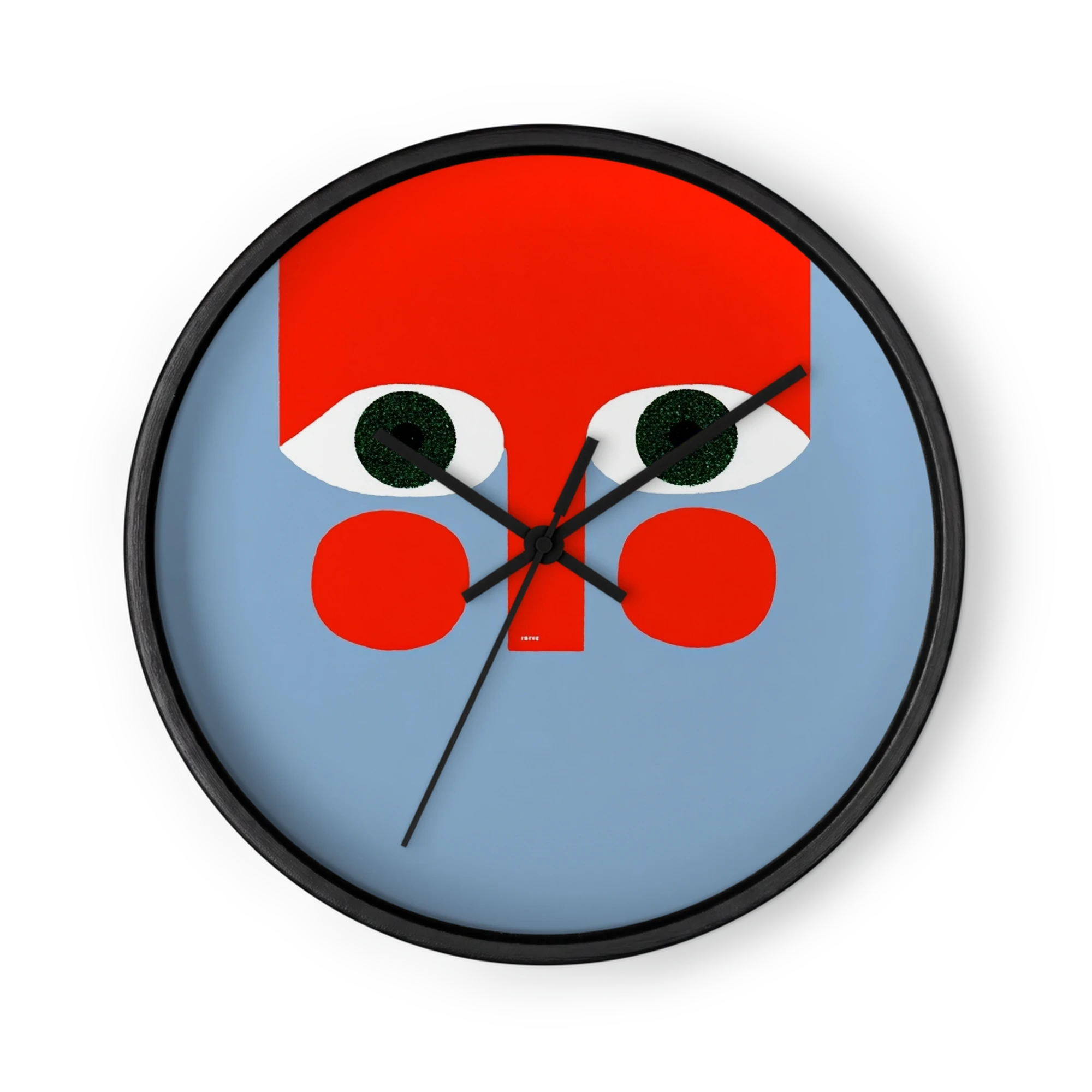 Geometric Red Face