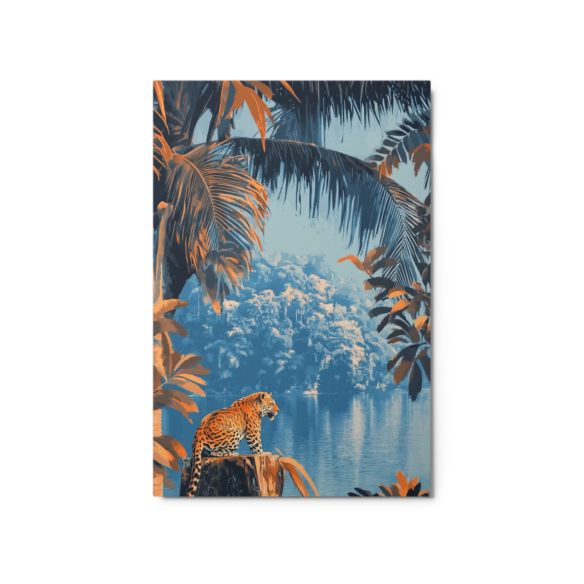 Jaguar in Tropical Landscape
