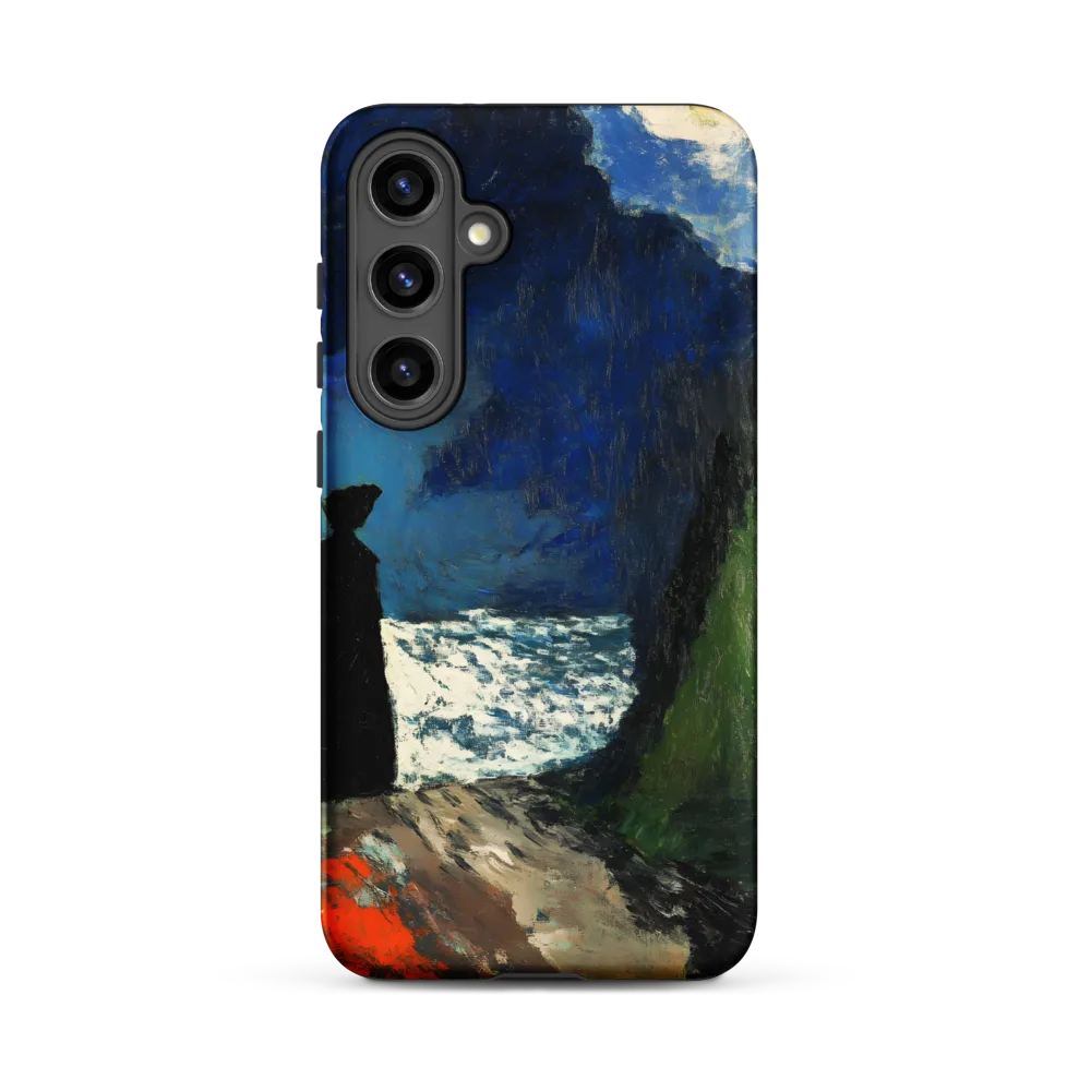 Moonlit Shore Solitude | Phone Case