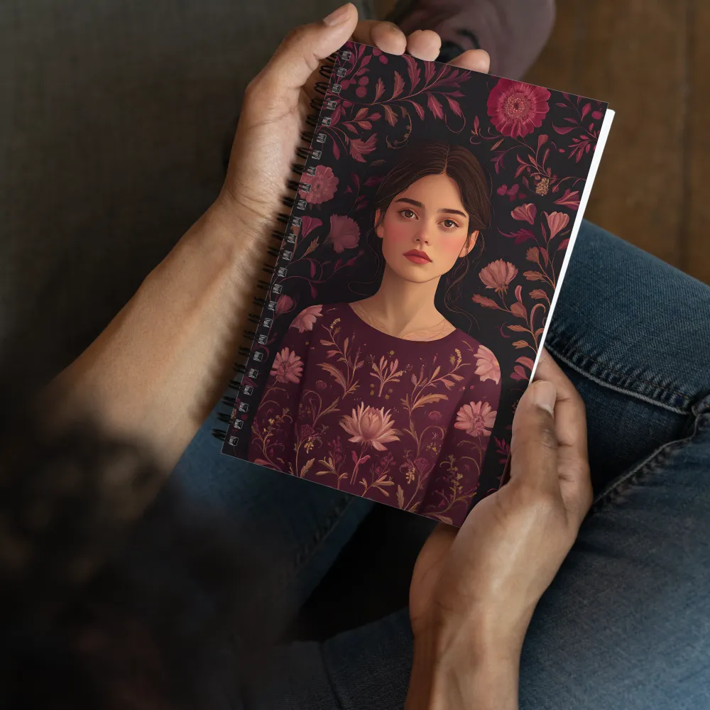 The Floral Muse 
 Spiral Notebook | 140 pages