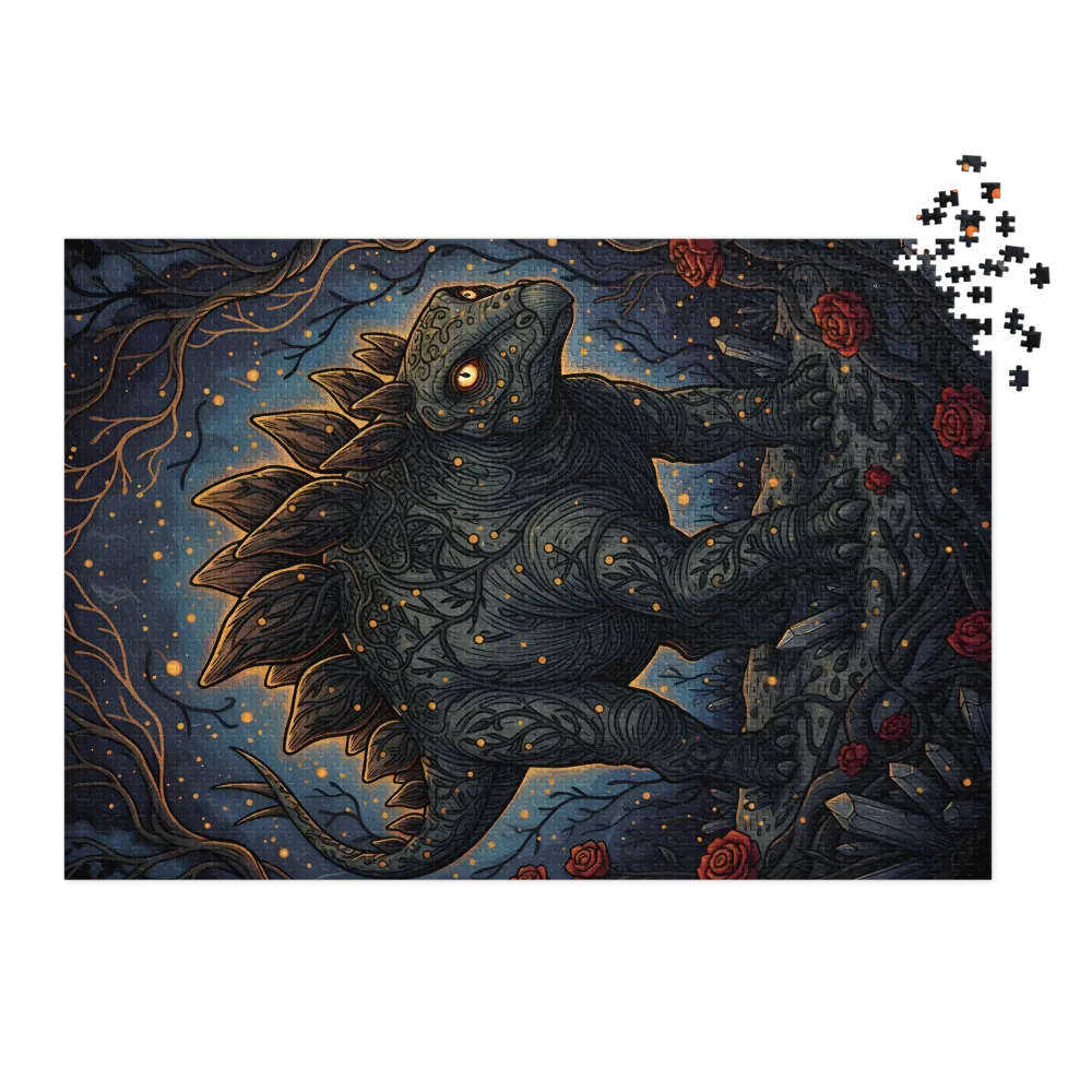 Moonlit Stegosaur