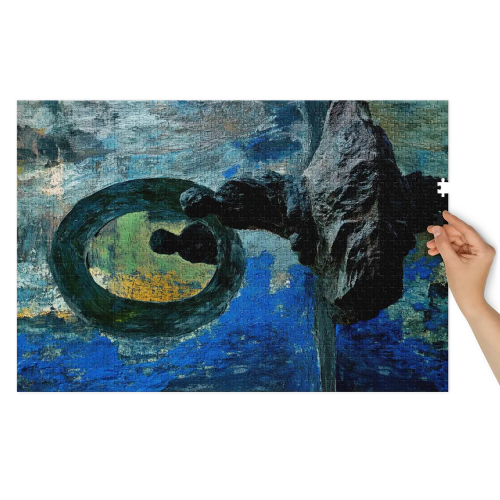 O Espelho Contemplativo 
 Puzzle em caixa de metal