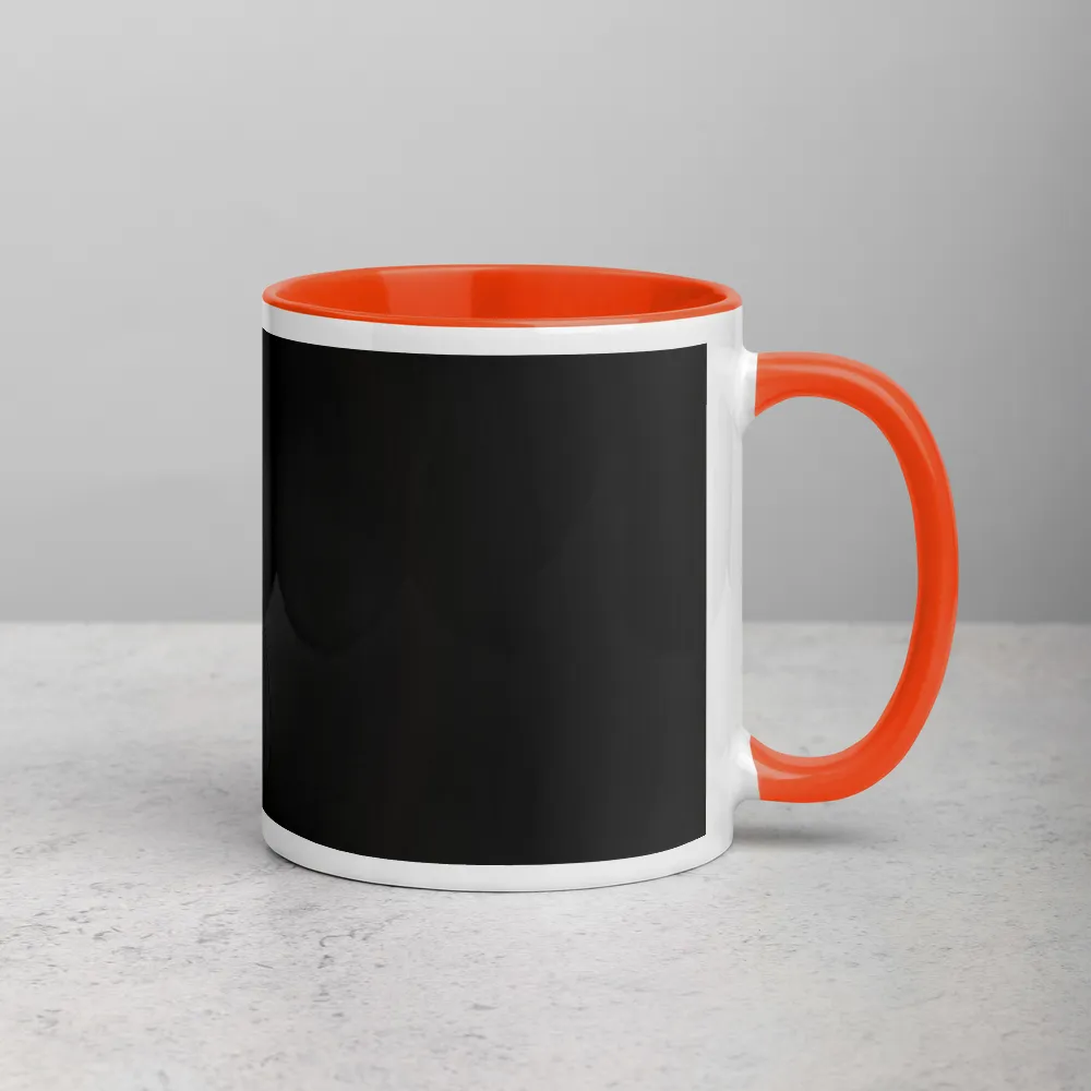 The Grey Drake 
 Mug with Red inside