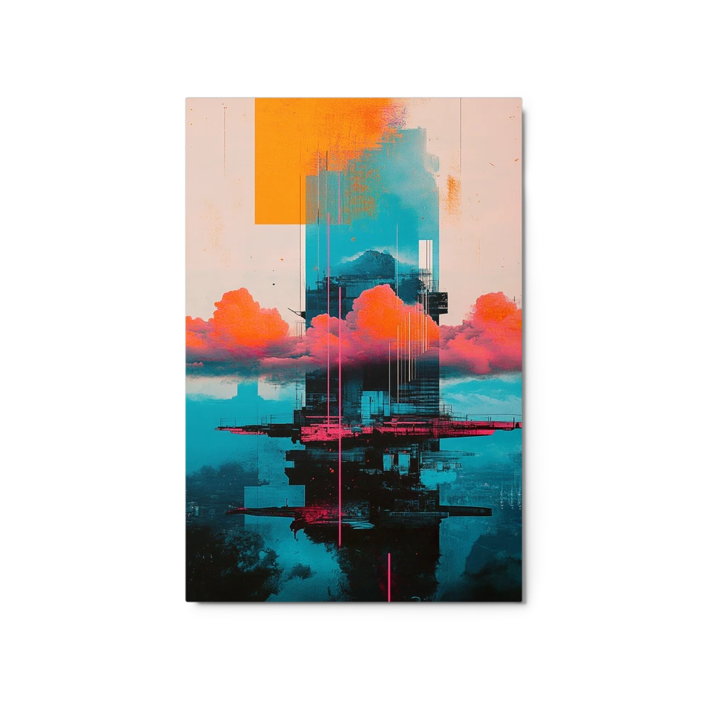 Glitched Urban Vision | Art Print