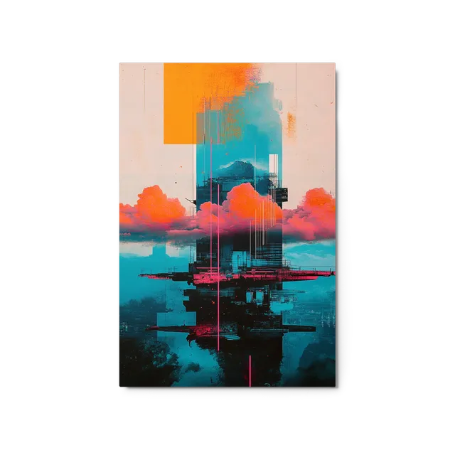 Glitched Urban Vision | Art Print