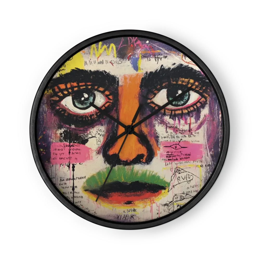 Blick der Ausdrücke | Wanduhr
