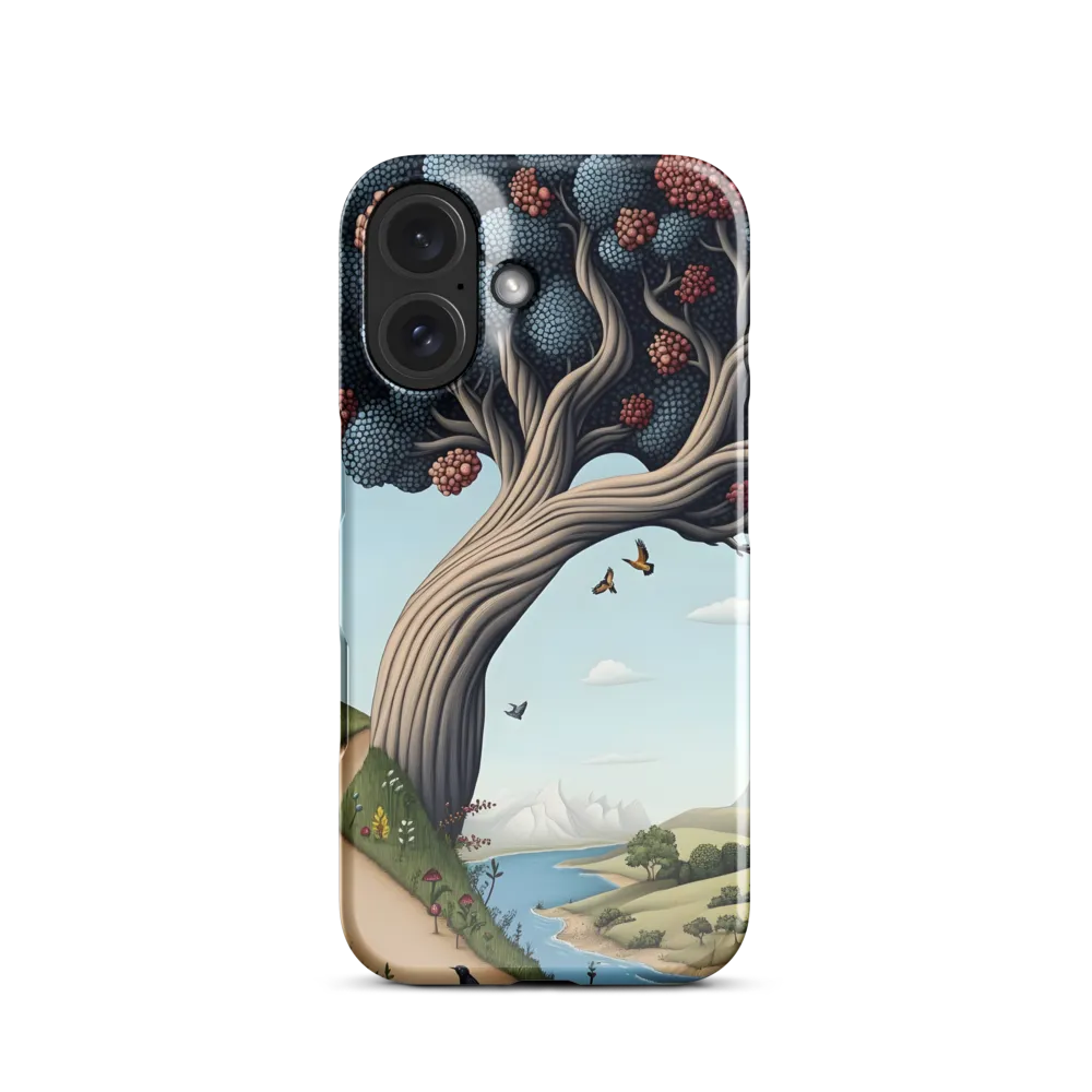 Whimsical Textured Tree 
 iPhone 14 Plus | Snap Case
