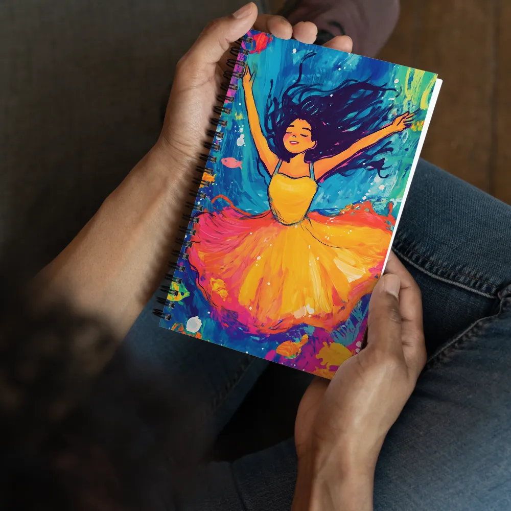 Joyful Underwater Dance 
 Spiral Notebook | 140 pages
