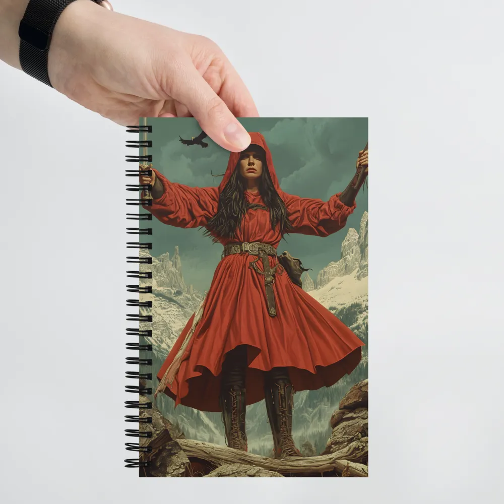 Mountain Warrior's Ascent 
 Spiral Notebook | 140 pages