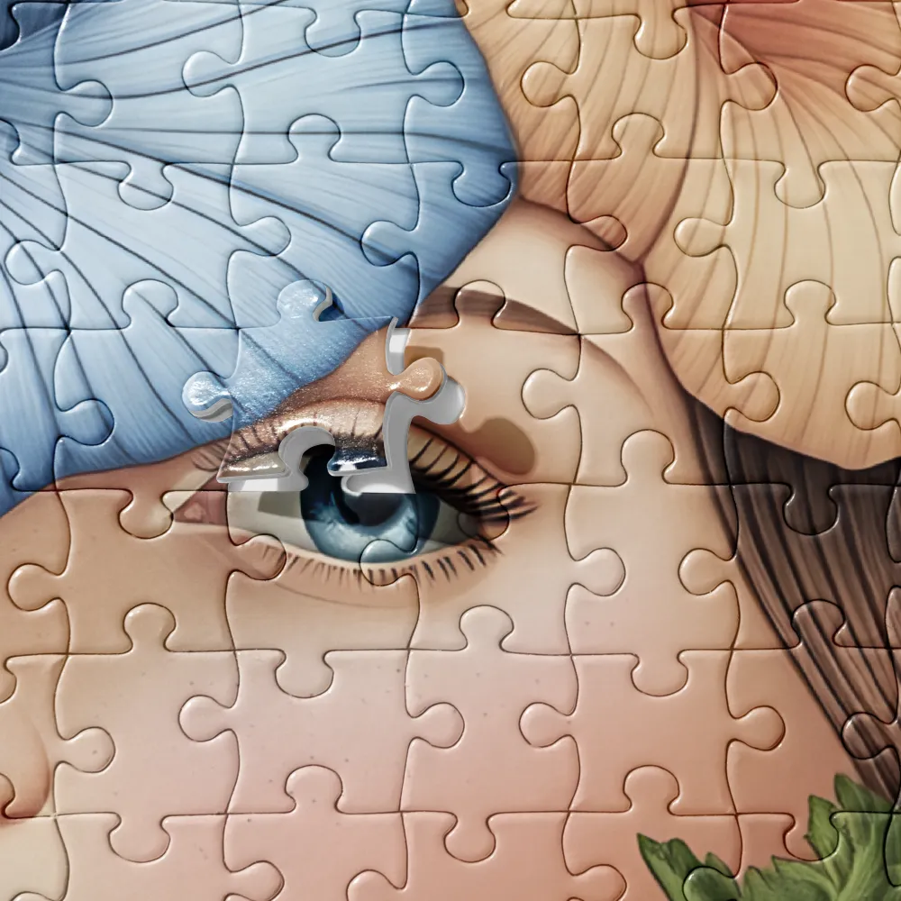 Whispers of Flora 
 Jigsaw Puzzle in Tin Box