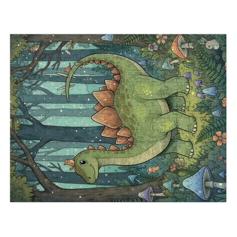 Woodland Stegosaurus | Jigsaw Puzzles