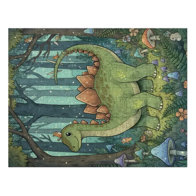 Woodland Stegosaurus | Jigsaw Puzzles