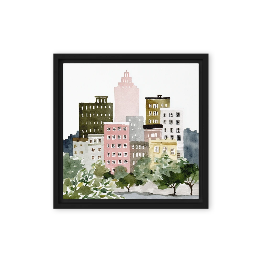 Pastel Cityscape | Art Print