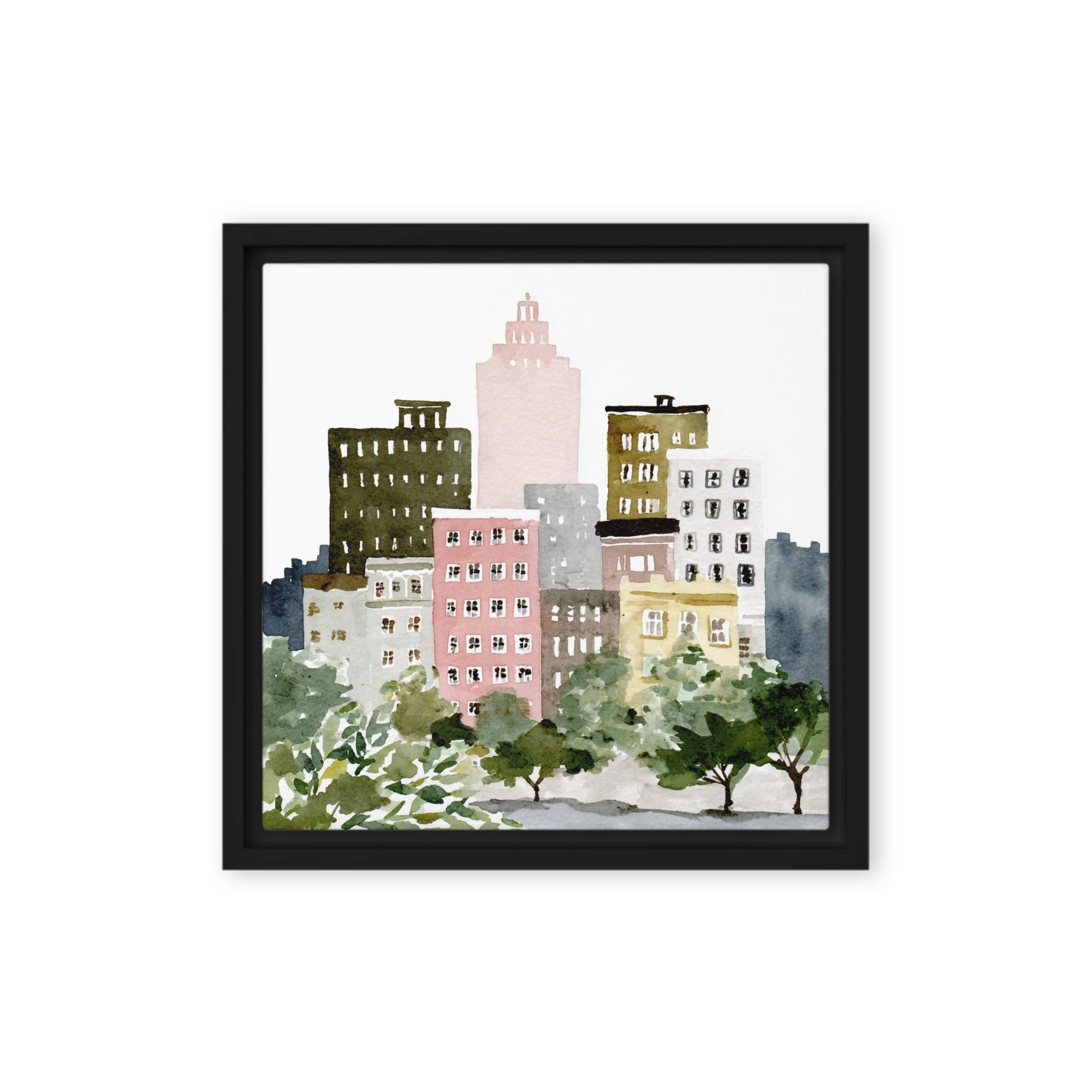 Pastel Cityscape