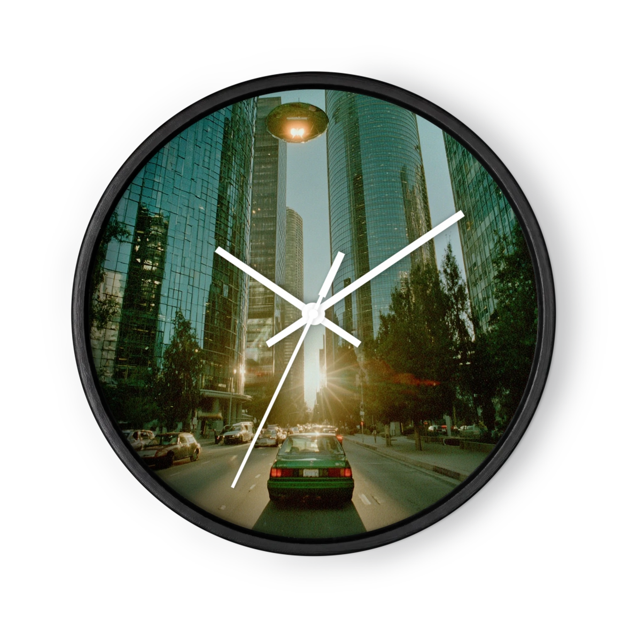 Flying Saucer Over City