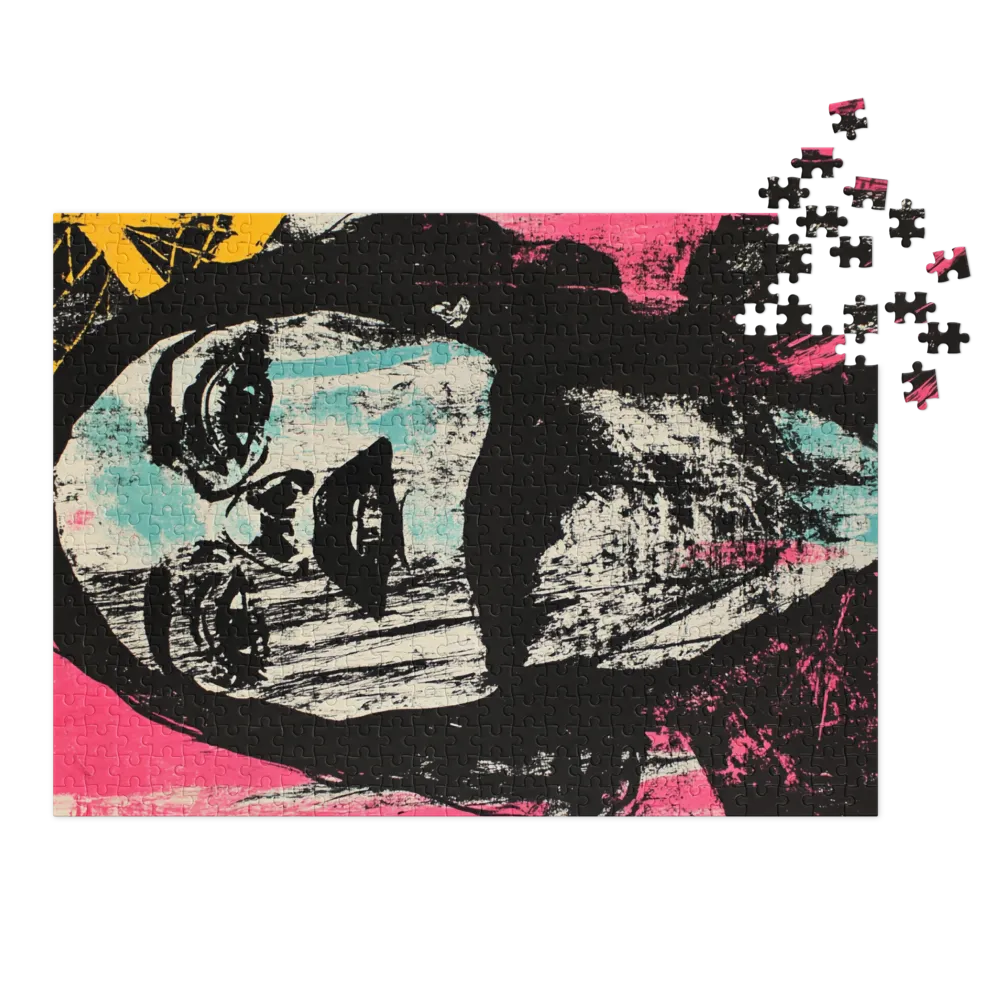 Bold Pop Art Portrait of a Woman