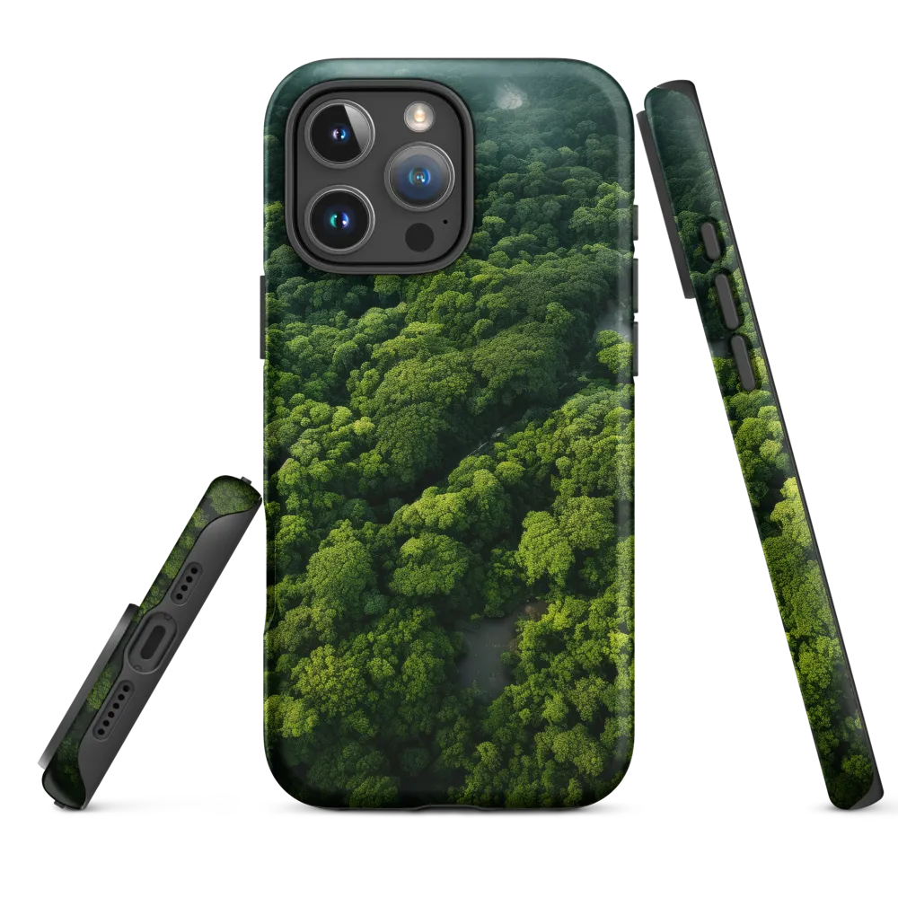 Aerial View of Lush Green Forest