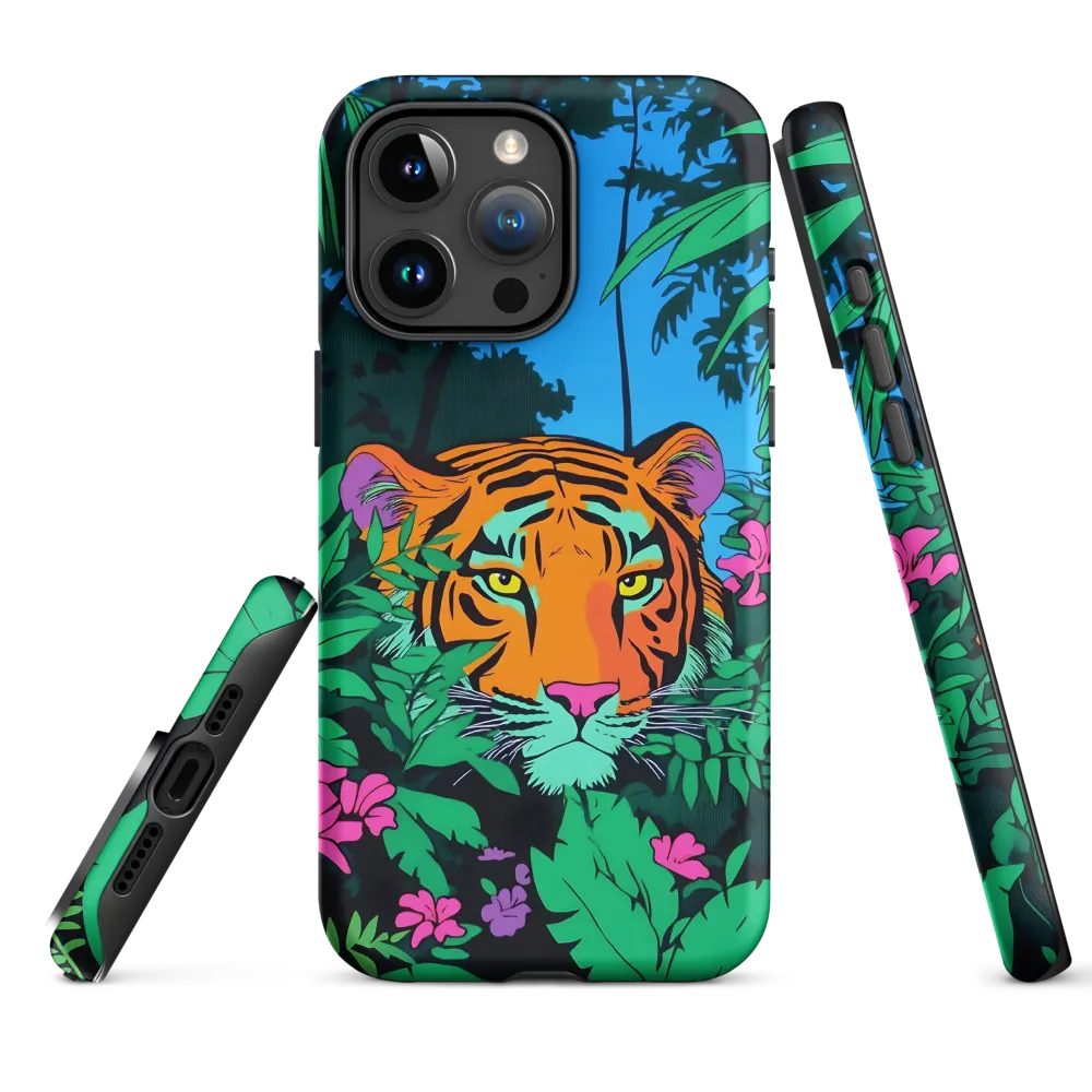 Tiger in Jungle Flora | Phone Case