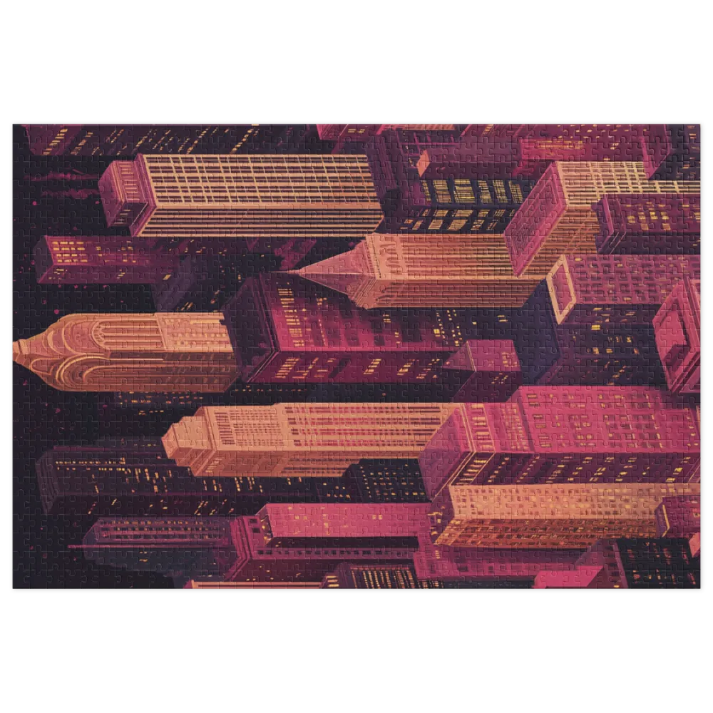 Urban Glow 
 Jigsaw Puzzle in Tin Box