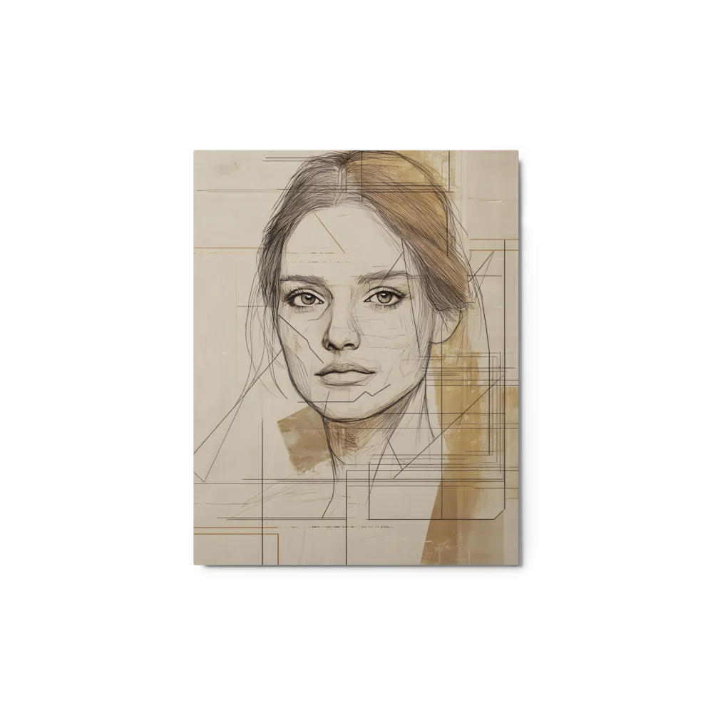 Modern Minimalist Portrait of a Woman