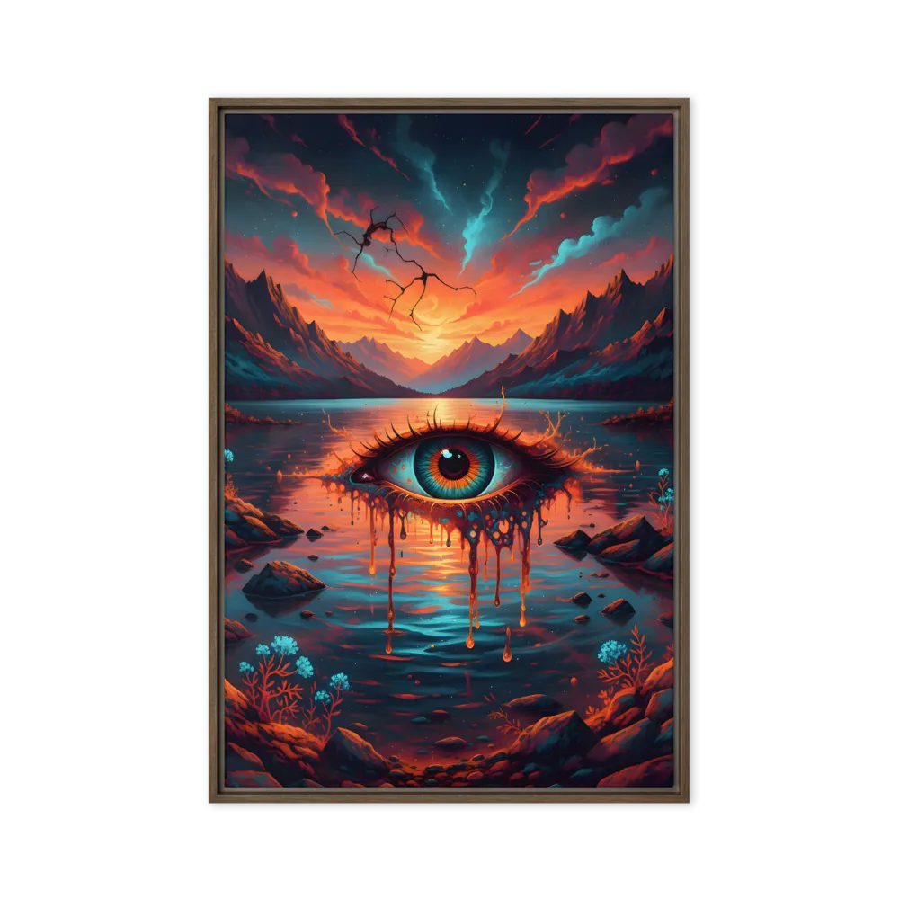 Cosmic Eye Lake 
 Canvas | 16″x 24″