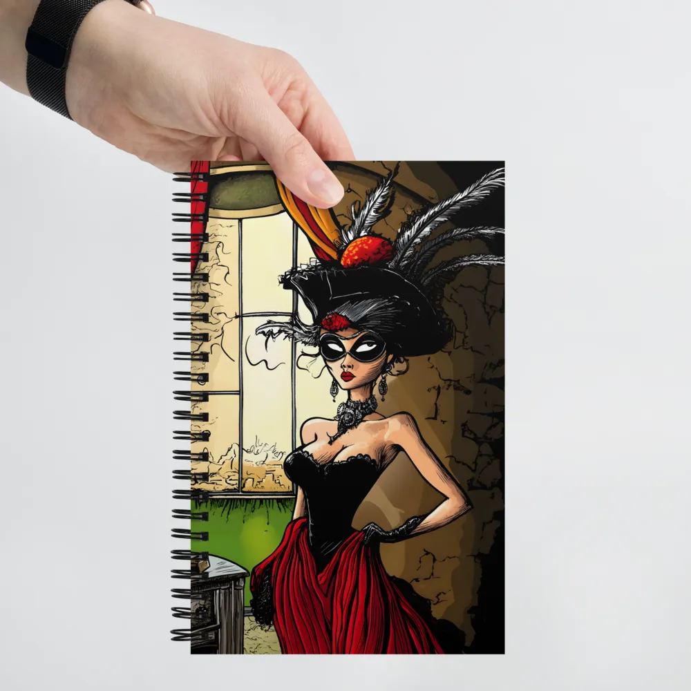 Enigmatic Elegance 
 Spiral Notebook | 140 pages