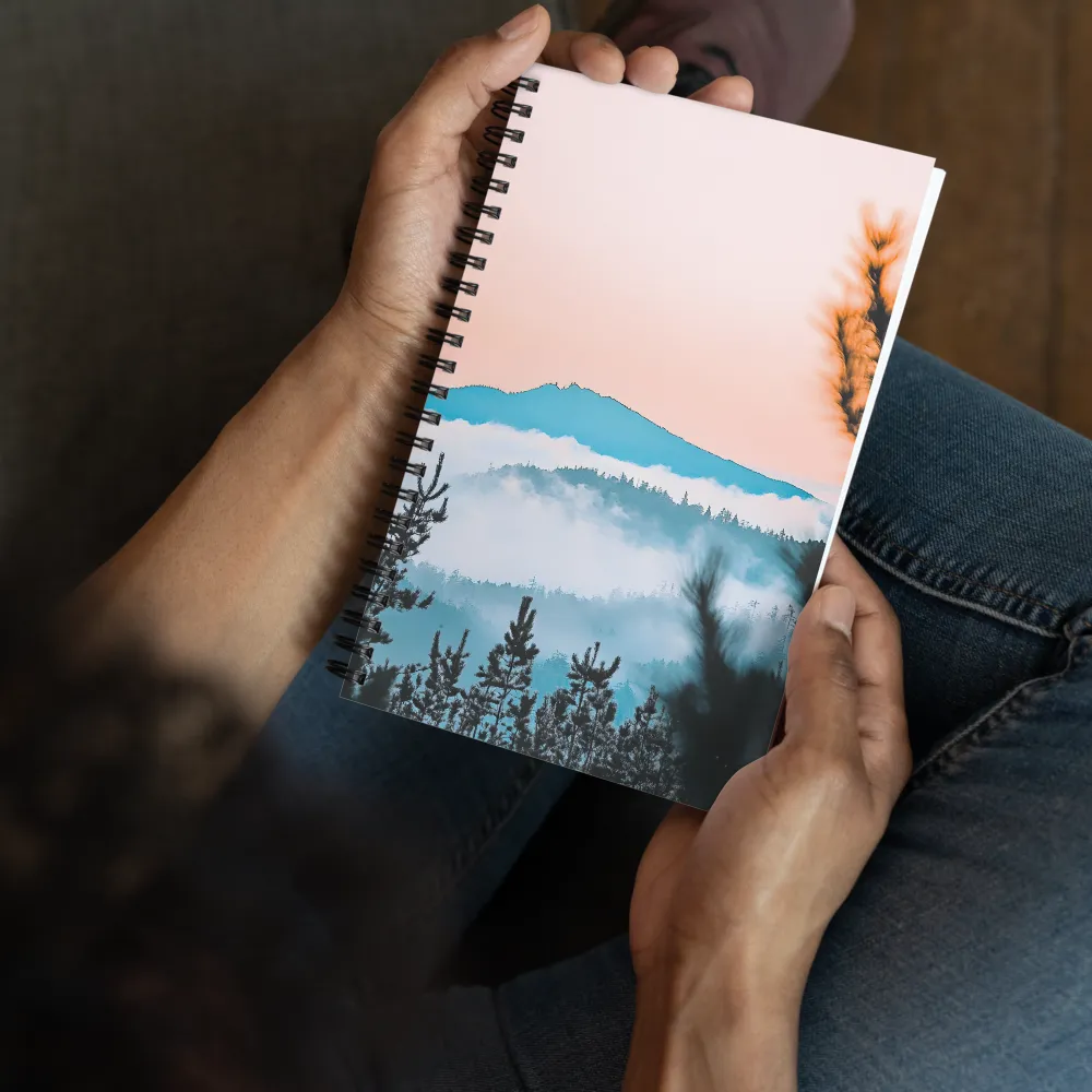 Hazy Mountain Serenity 
 Spiral Notebook | 140 pages