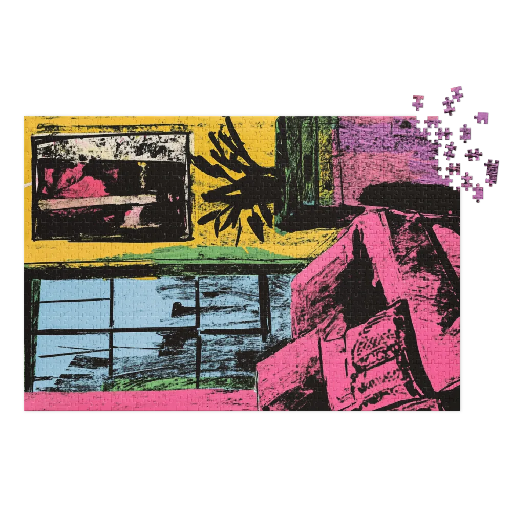 Vibrant Pop Art Interior | Jigsaw Puzzle (252/520 pieces)