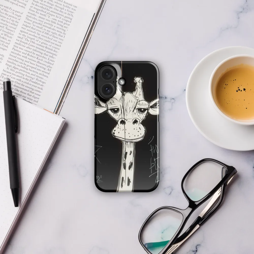 Stylized Giraffe Portrait 
 iPhone 14 Plus | MagSafe® Tough Case