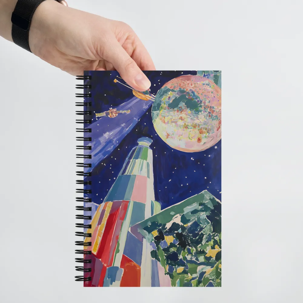 Cosmic Observatory Vista 
 Spiral Notebook | 140 pages