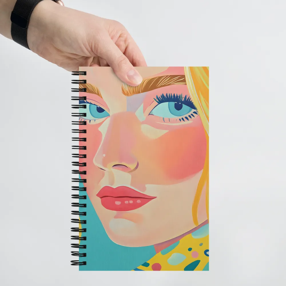 Vivid Gaze 
 Spiral Notebook | 140 pages