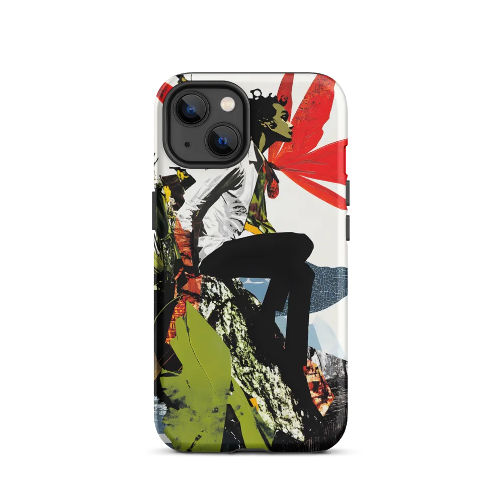 Surreal Figure with Butterfly Wings | Phone Case