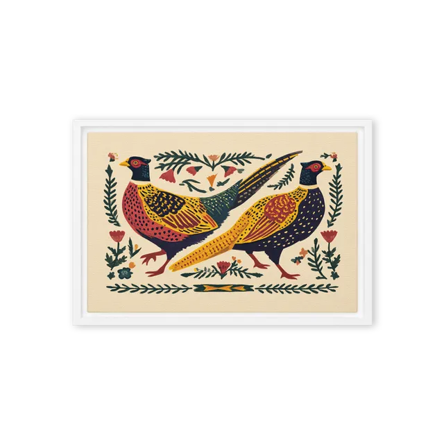 The Golden Pheasants | Art Print