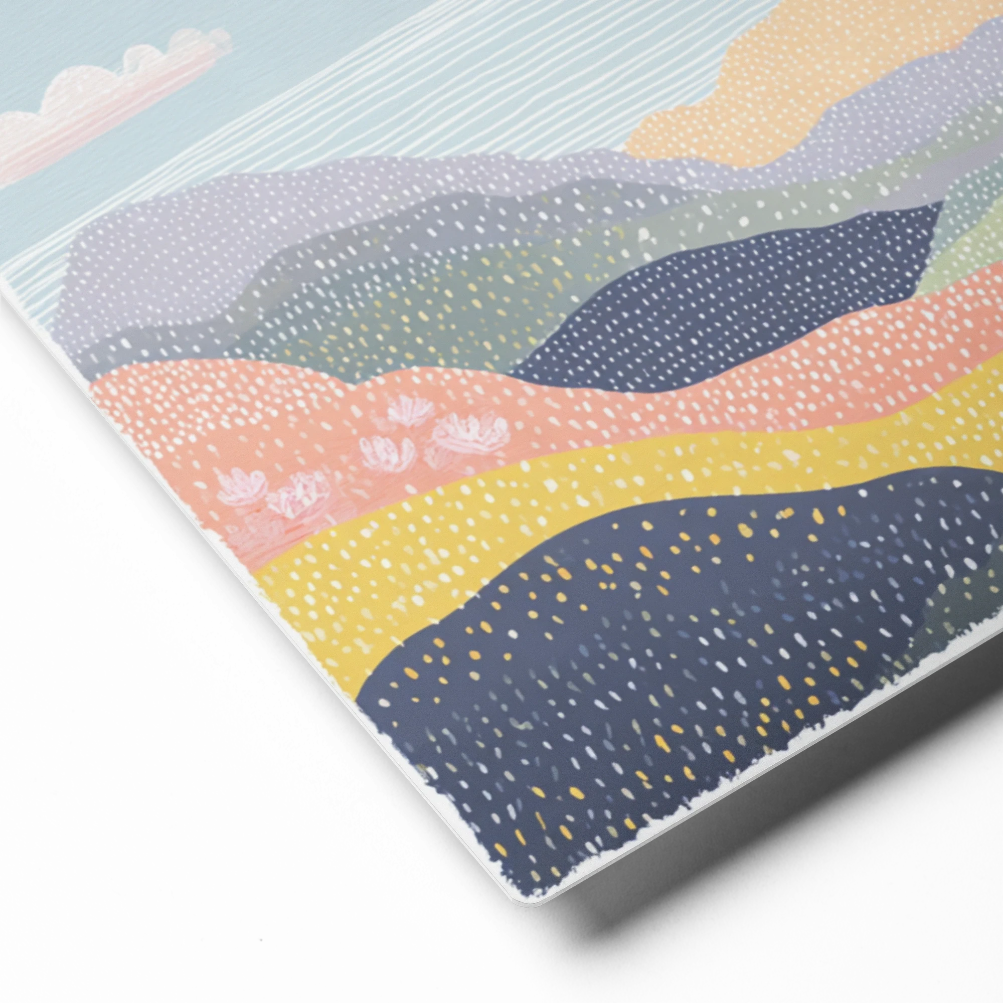 Dotted Pastel Hills | Art Print