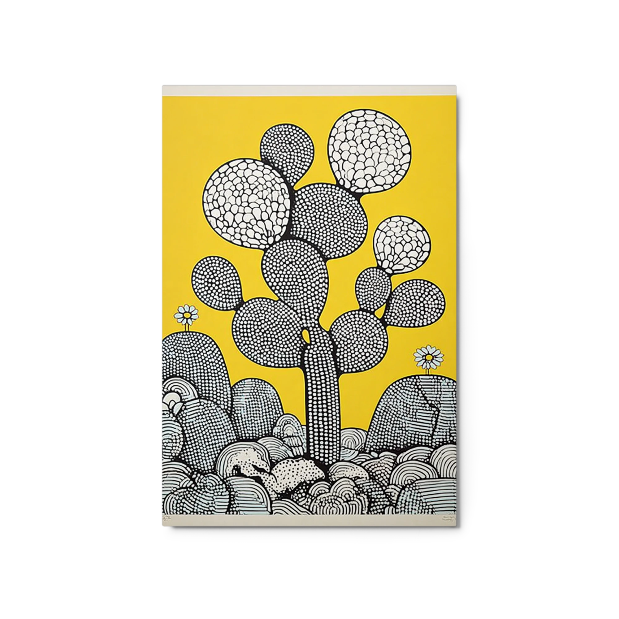 Dotted Cactus in Yellow