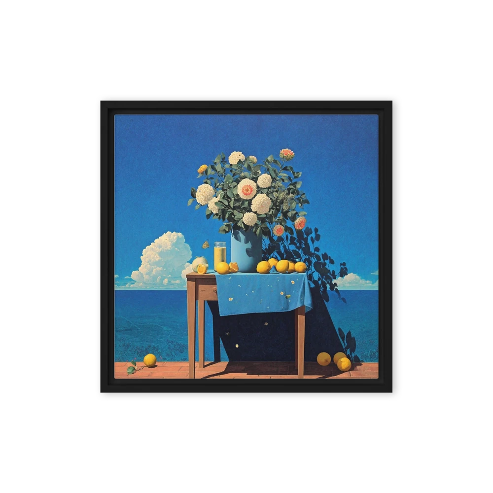 Sunlit Coastal Still Life | Art Print