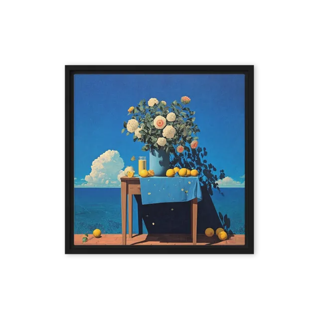 Sunlit Coastal Still Life | Art Print