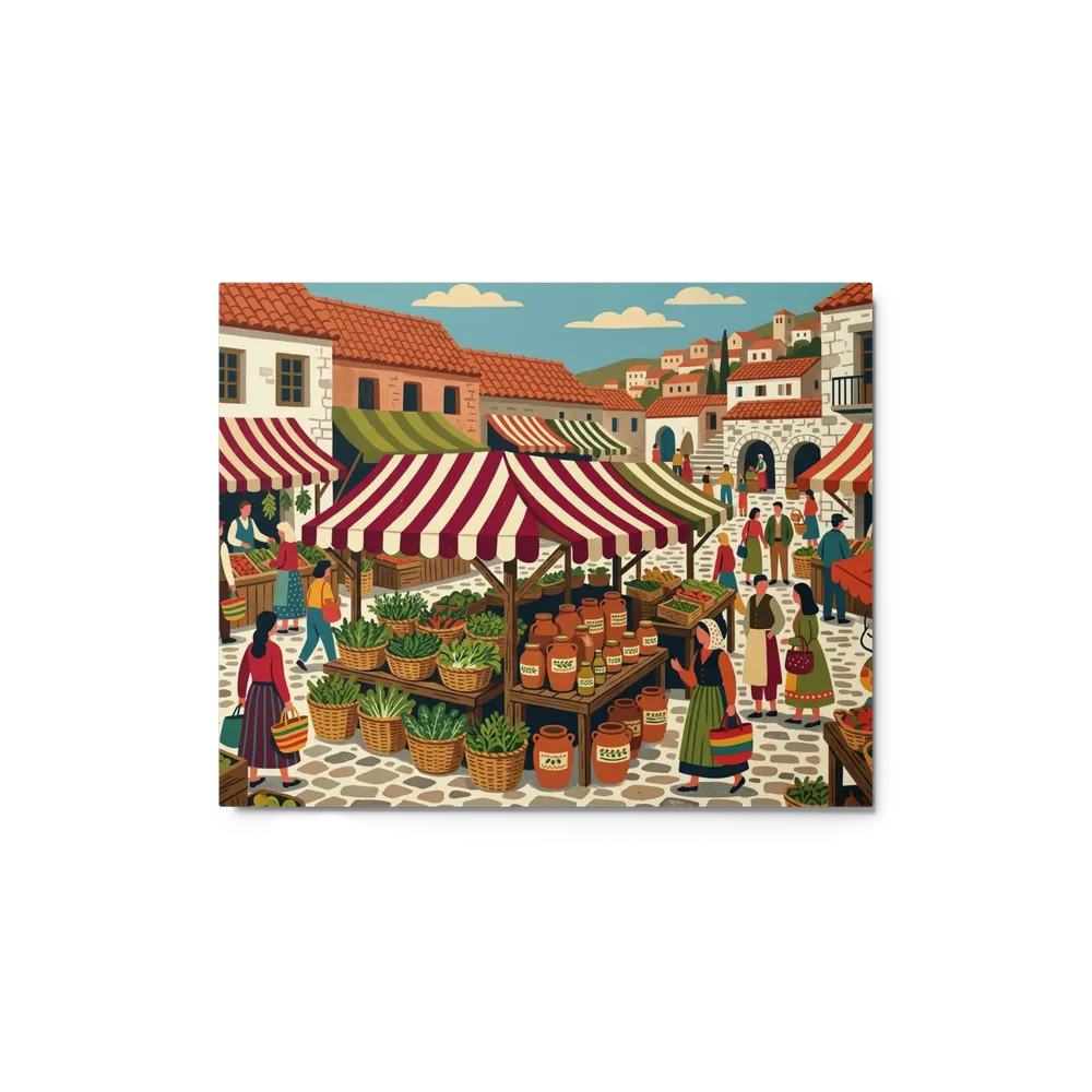 Mediterranean Market Day | Art Print