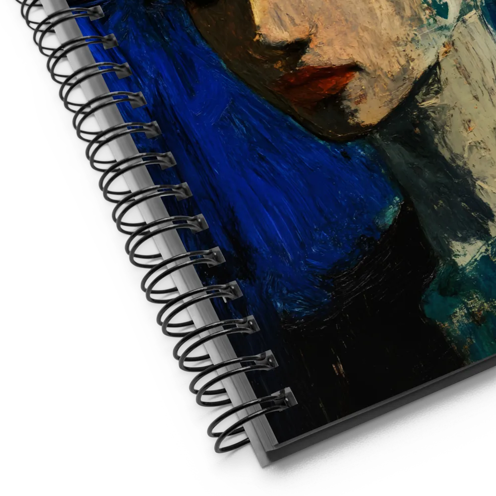 The Pensive Gaze 
 Spiral Notebook | 140 pages
