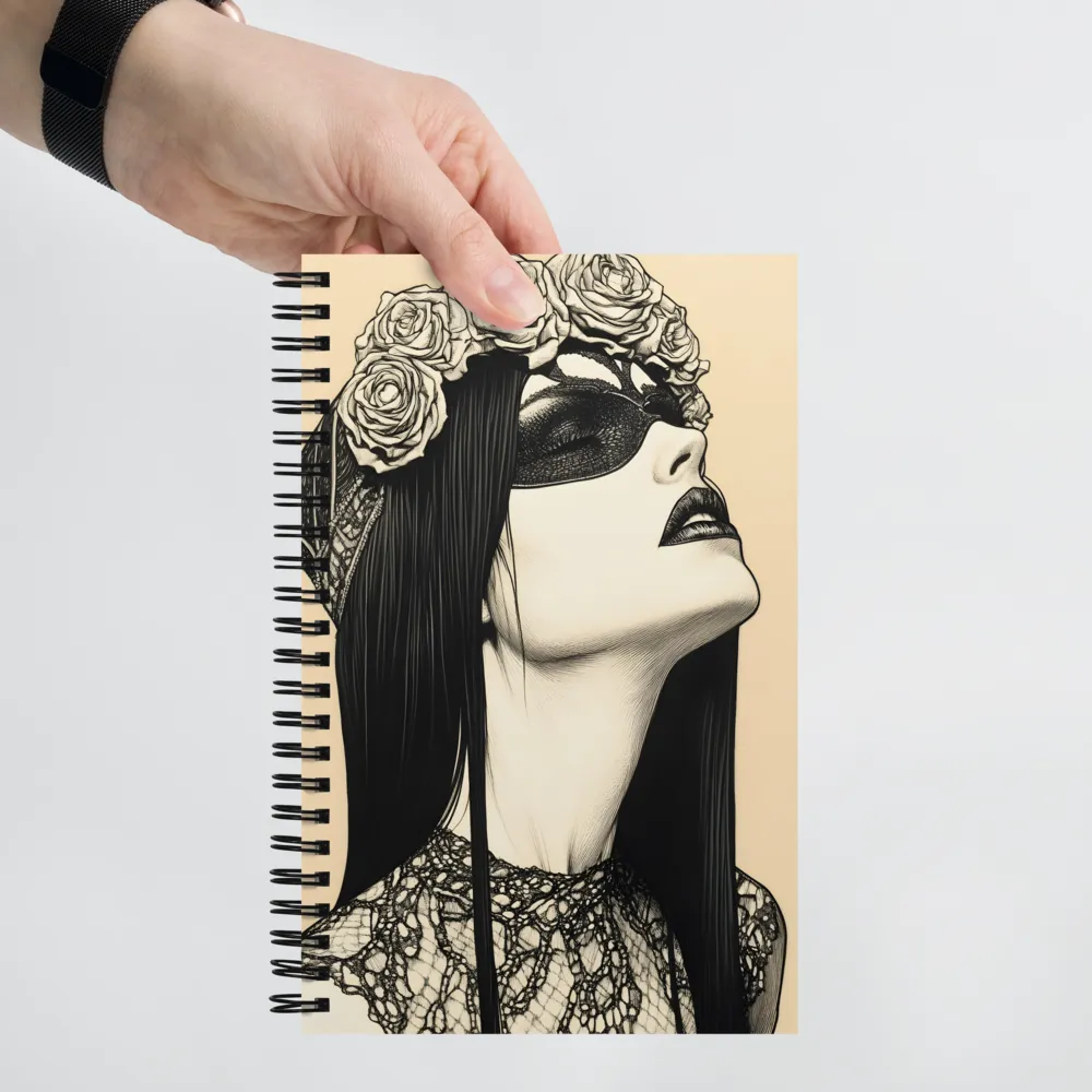 The Veiled Bloom 
 Spiral Notebook | 140 pages