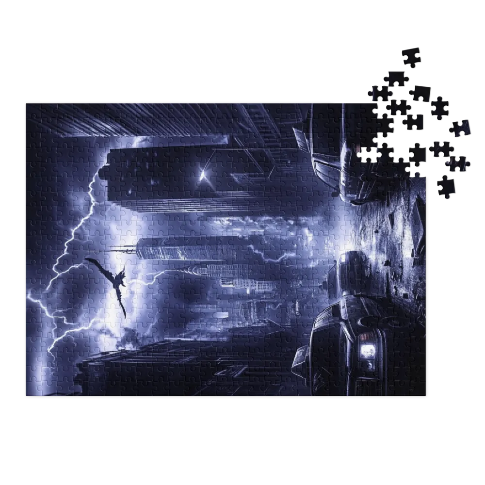 Dramatic Night Cityscape | Jigsaw Puzzle (252/520 pieces)