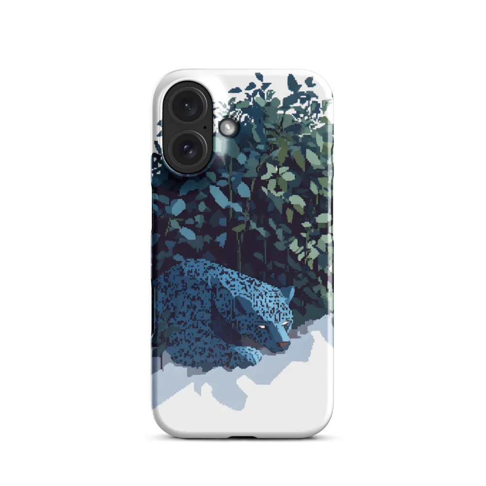 Pixel Jaguar in the Jungle 
 iPhone 14 Plus | Tough Case