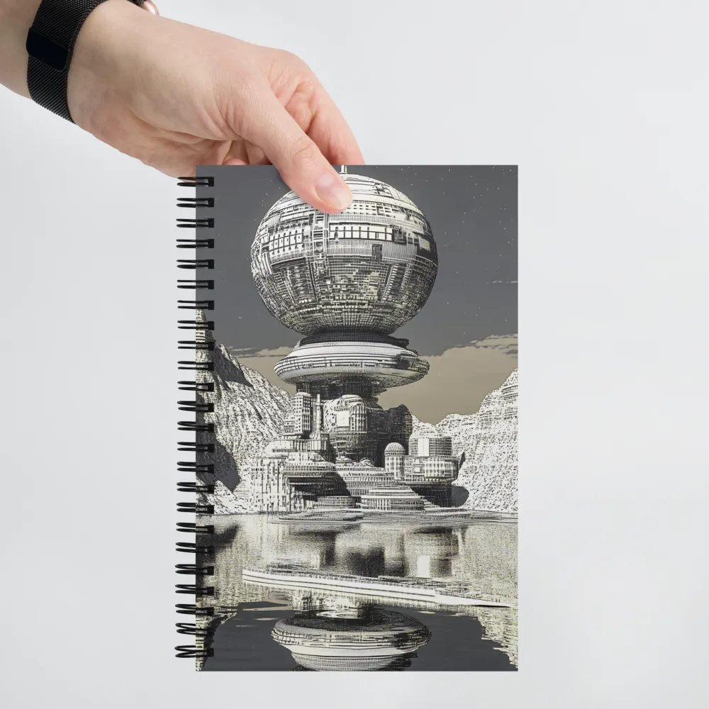 Cosmic Metropolis Reflection 
 Spiral Notebook | 140 pages