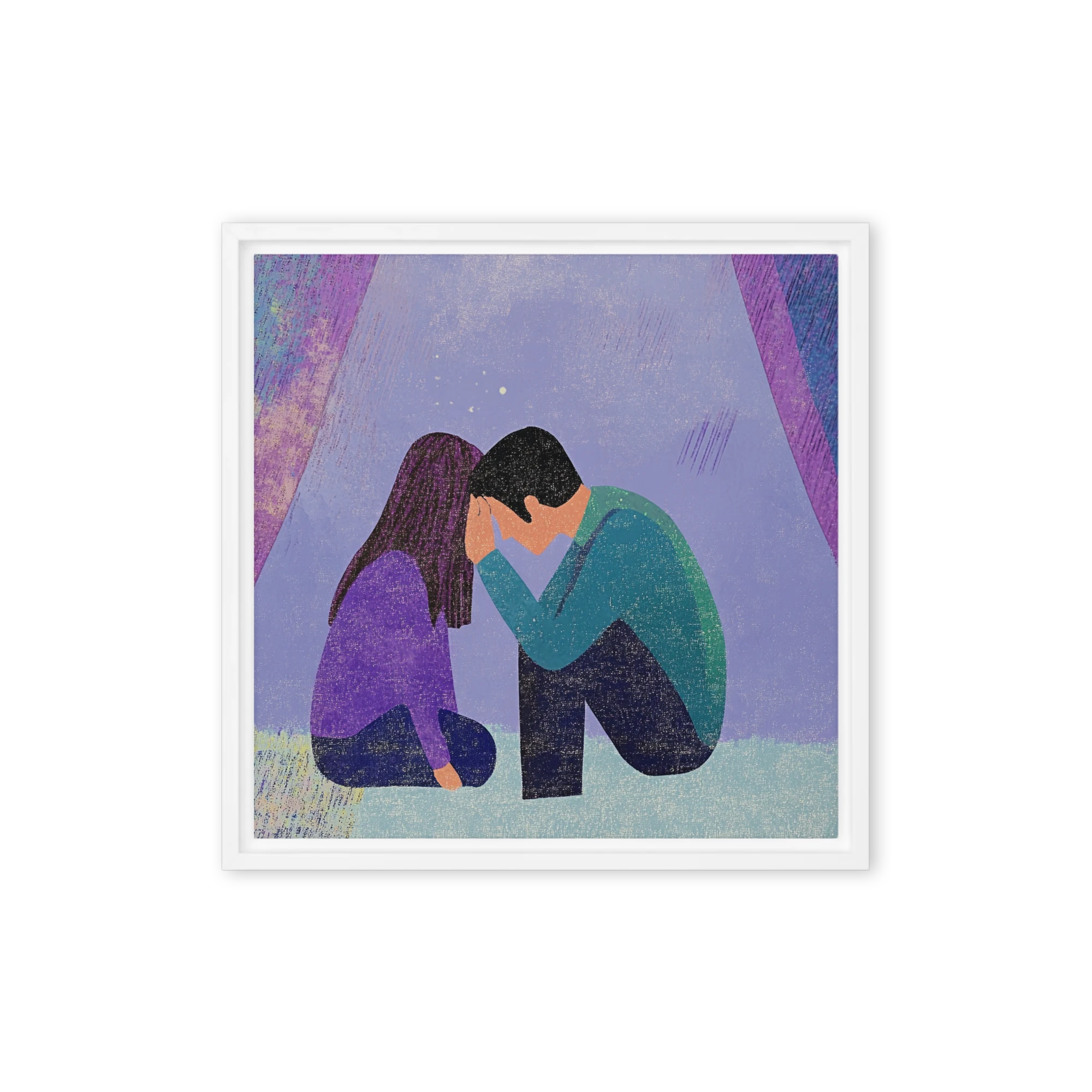 Couple in Emotional Connection