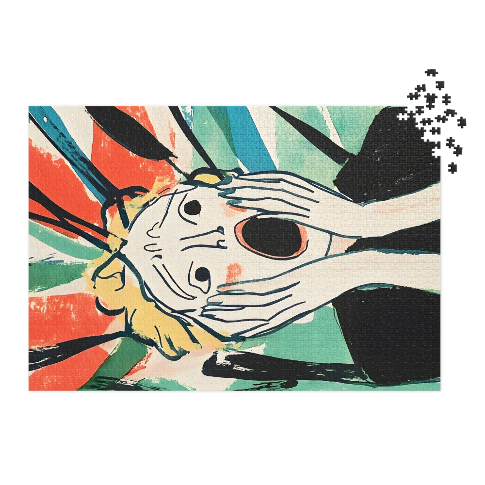 The Modern Scream 
 Jigsaw Puzzle in Tin Box